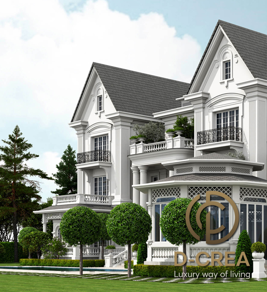 D-CREA | Pear Blossom villa - Kết hợp đẳng cấp giữa kiến trúc hiện đại và cổ điển Châu Âu