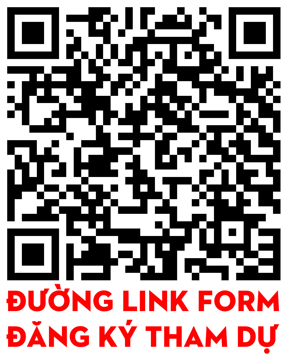 qrcode Đăng ký tham dự